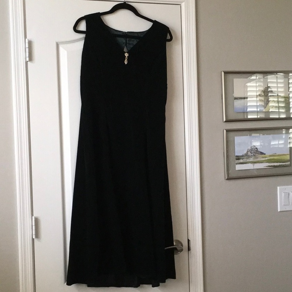 Vintage Jessica McClintock Velvet Dress